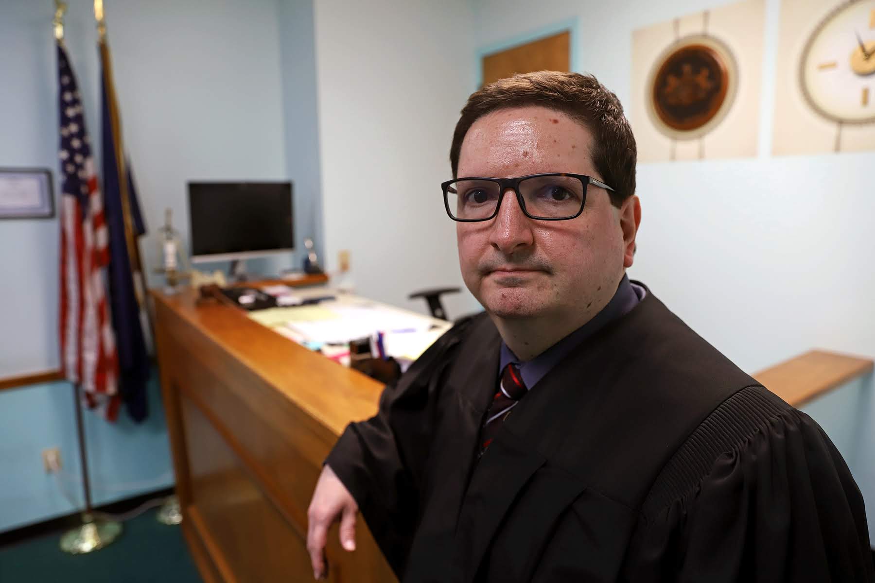 Magisterial District Judge Bruce Boni of McKees Rocks. (Photo by Jay Manning/PublicSource)